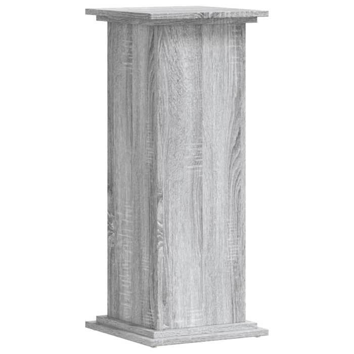 VidaXL Support pour plantes sonoma gris 33x33x80 cm bois d'ingénierie 852974