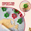 JOYFY 13 PCS Christmas Cookie Cutters in Stainless Steel with 3.5 plus Grip and a Rolling Pin for Xmas Holiday Party Baking