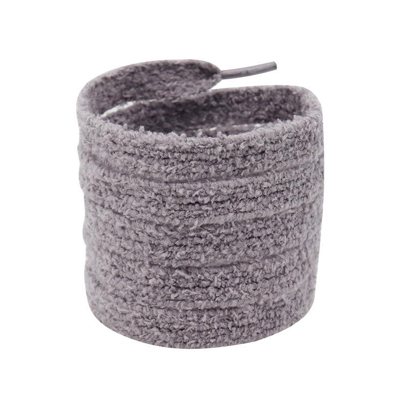 

1Pair of 1.5CM Wide Durable Shoelaces Creative Rope Laces for Colorful Soft Laces for Shoes Hats Pants Soft Chunky Shoelaces 120cm серый