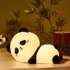 Cute Snowman Night Light Bedroom Silicone Nursery Tumbler Nightlights Bedside Touch Lamp for Baby Children Girls Christmas Gift