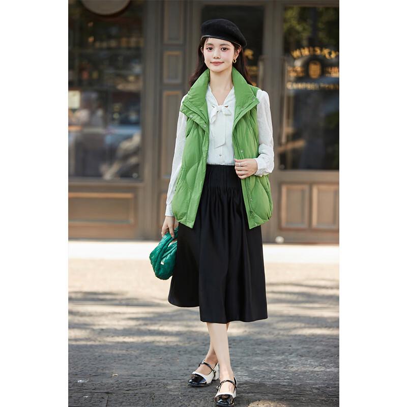 Yiliteng Women's Stand Collar Down Vest