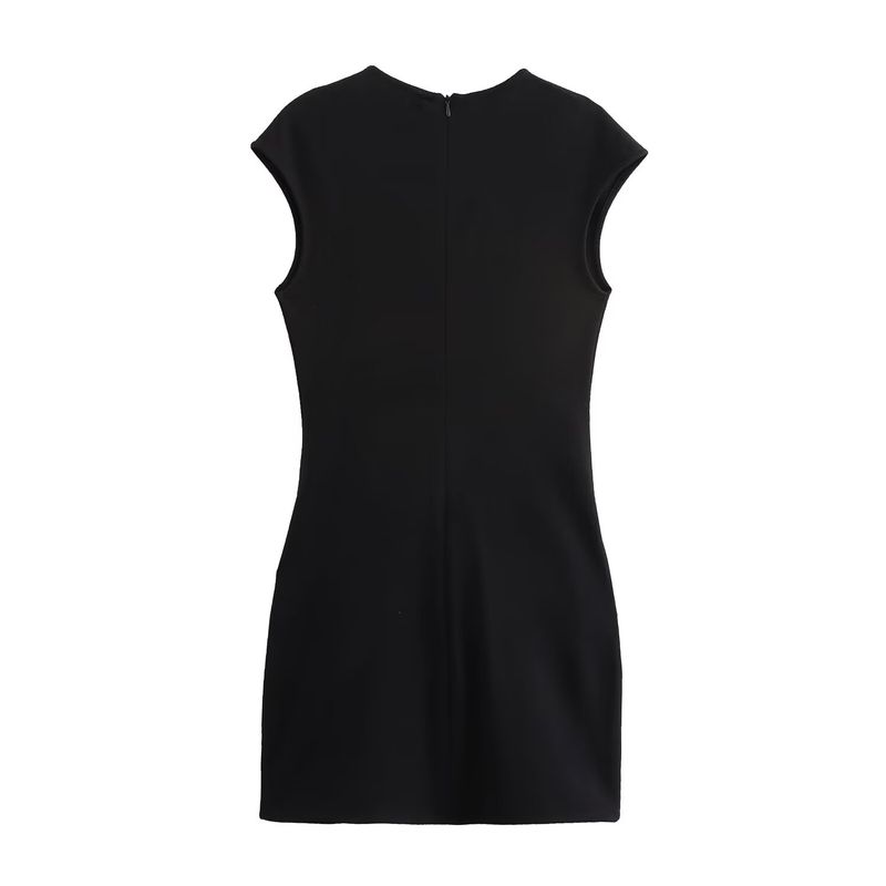 Jnleaog Autumn New Women's Clothing Fashion Style French Style with Belt Double-Sided Cloth Dress 0264870