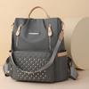 Student School Bag Large Capacity Backpack Rivet Inlaid Women's Backpack