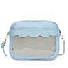 Cute and Versatile Simple Japanese PU Two Dimensional Transparent One Shoulder Crossbody Bag Female Soft Girl Bag