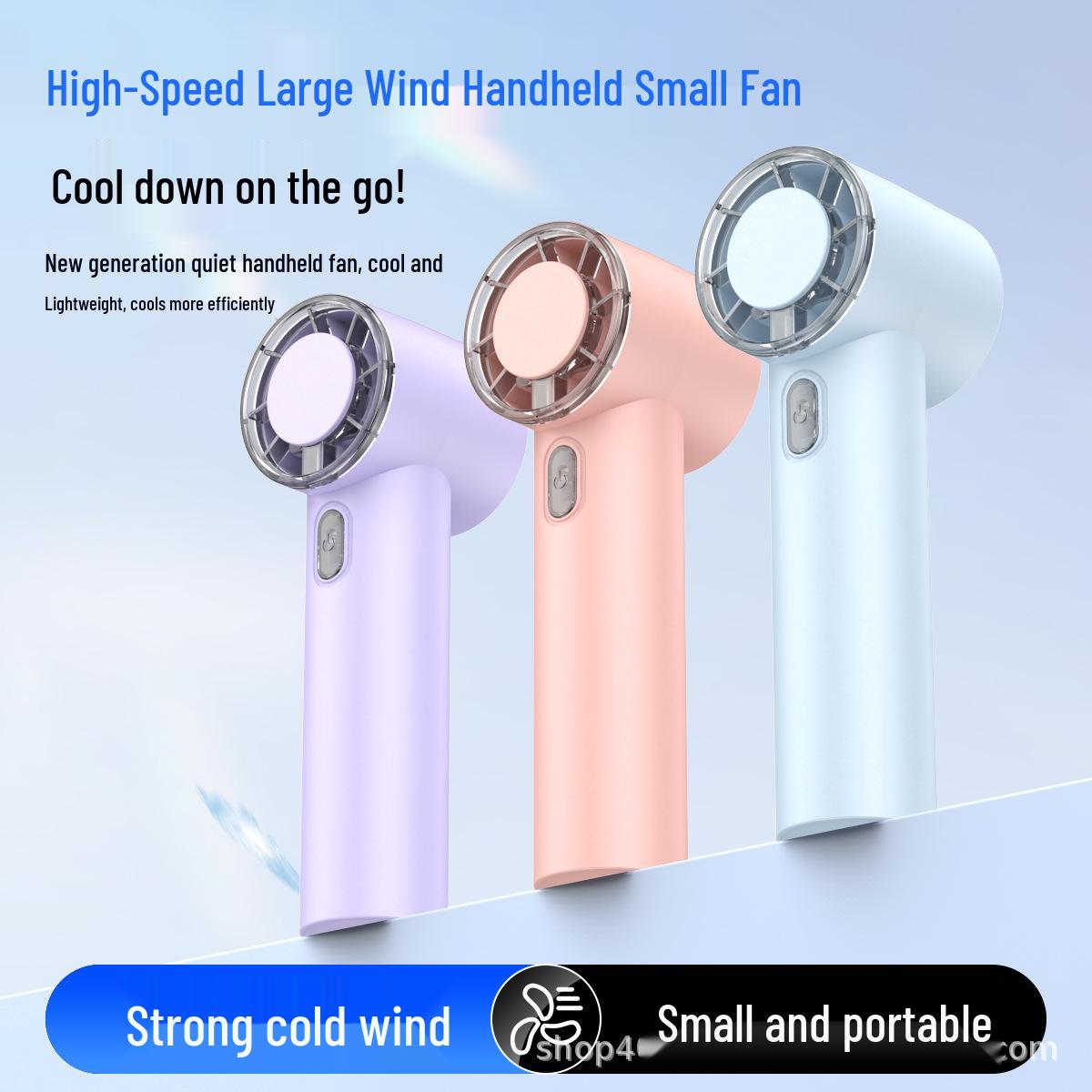

T360 Turbo Handheld Fan: Portable Outdoor Fan with Digital Display, 199 Speeds, Night Light, Compact and Powerful. 120*27*41 фиолетовый