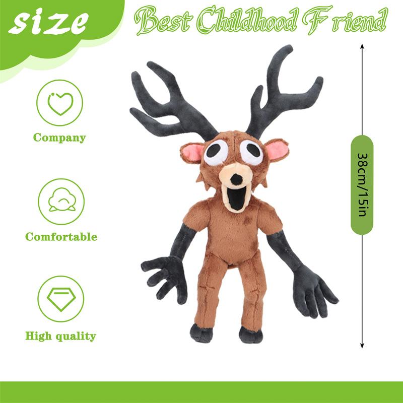 Funny 99 Nights In The Forest Deer Plush Toys Movie Stuffed Animals Deer Doll Fans Festival Gifts Toys for Kids Halloween Gifts