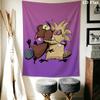 The Angry Beavers Wall Tapestry Aesthetic Wall Hanging Printed Fabric Blanket Decorative Tapestries for Bedroom Living Room Home Decor