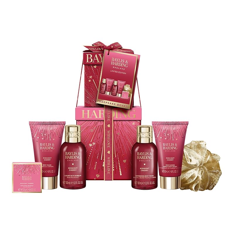 Baylis & Harding Набор для ухода «Полуночная вишня» - Веганский Pamper Present Gift Set