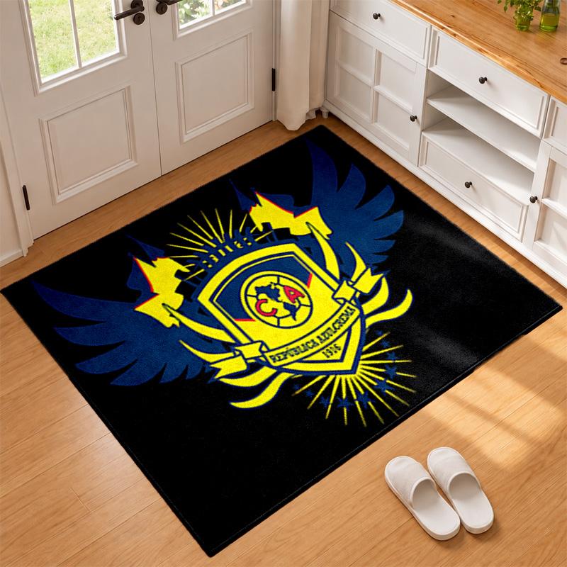 Club America Carpet Door Mat for Living Room or Bedroom Protective Mat Under Chair Office Decoration Christmas Gift Birthday Present