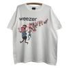 Weezer Dance Party Tour Retro White Unisex T Shirt Reprint S-5XL KH15759 Unisex T-Shirt