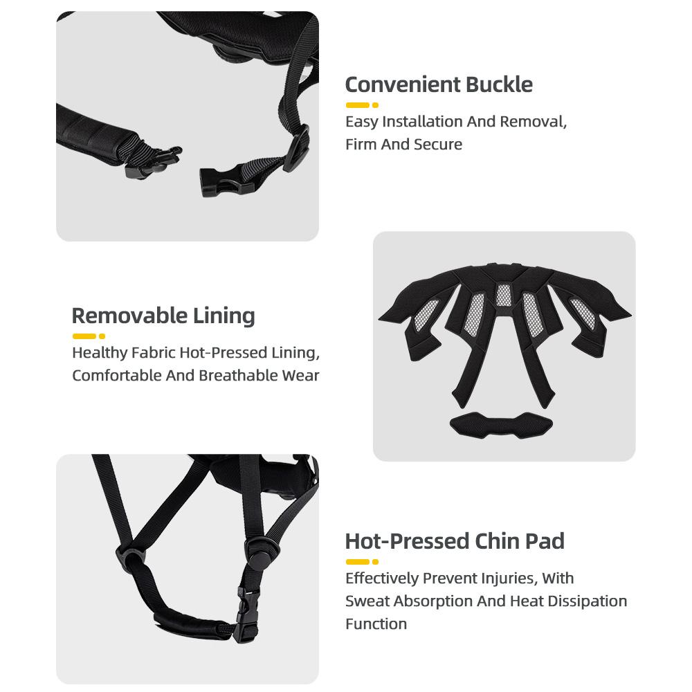 Bike Helmet for Men and Women Mountain Helmet Road Bike Helmet 55 61cm Adjustable Dial Removable Visor Ventilation 14