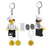 IQ Iconic Gourmet Chef Key Light Keychain LED Keychain Light Block Toy Doll Movable Mini Figure