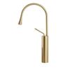Tuqiu Brushed Gold Basin Faucet  Bathroom Faucet Hot Cold Brass Sink Faucet Brass Faucet  Kitchen Faucet Swivel Sink Water Crane