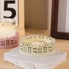 Ring Hollowed House Ashtray Silicone Mold Creative Jewelry Candy Storage Box Concrete Plaster Resin Molds Home Desktop Ornaments