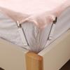 Bed Sheet Clips Adjustable Bed Sheet Holder Straps Set of 4 Elastic Fitted Bedding Non Slip Invisible Fasteners for Home Hotel