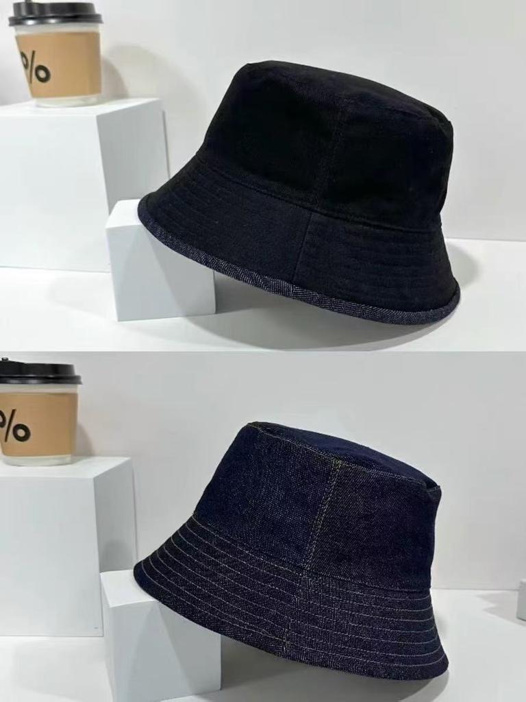 Double-sided fisherman's hat children spring and summer new washbasin hat sun hat student couple sun hat