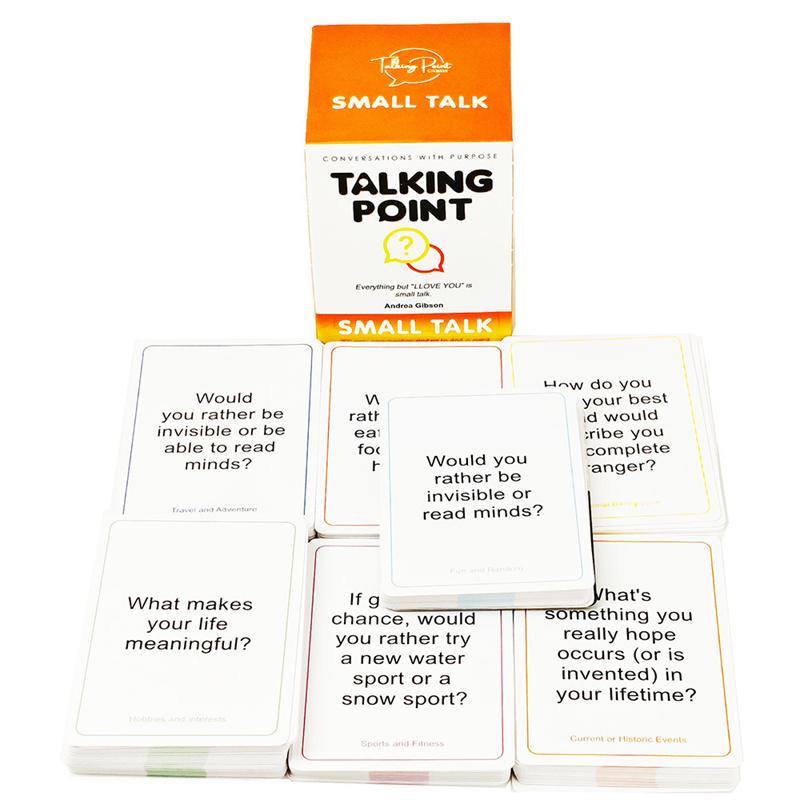 English Version Talking Point Series Romantic Dating Couple Game Challenge Q&A Intimate Game
