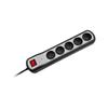 Rebel 1.5m 5-Socket Power Strip Extension Cord