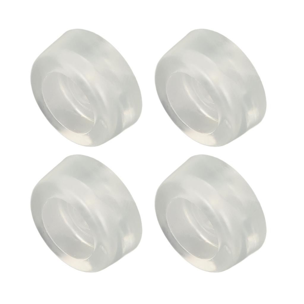 4Pcs Sewing Bed Cushion Soft PVC Plastic Elastic Clear Vibration Reduction Sewing Machine Cushion