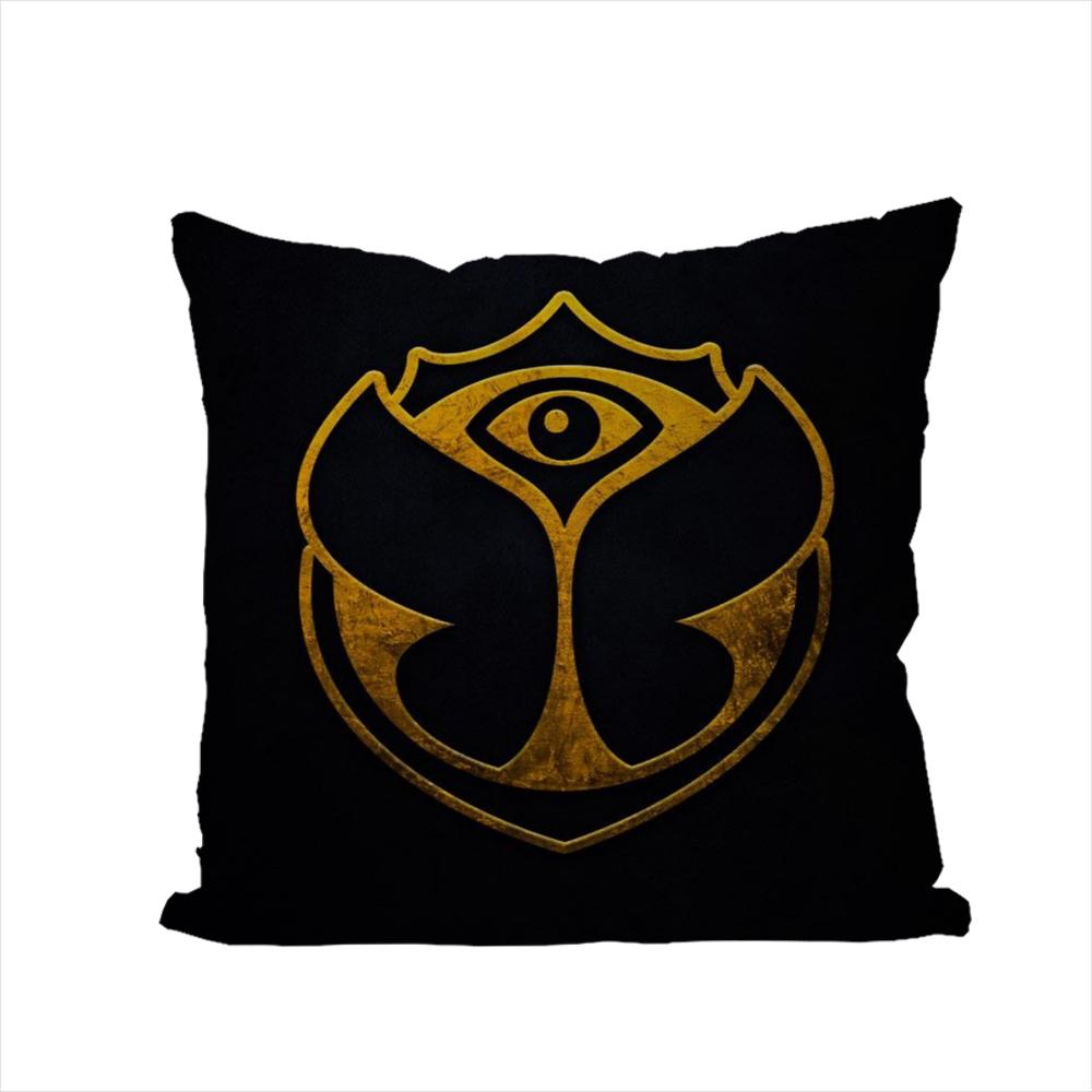 TOMORROWLAND Music Festival Pillow Case For Car Sofa Decorative Home Double-sided Print Plush Square Throw Pillow Cushion Cover