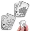 Poker Edc Fidget Slider Metall-Schiebekarte für Erwachsene zur Linderung von Angst und Stress Dekompression Spielzeug Juguetes Antiestres Ansiedad