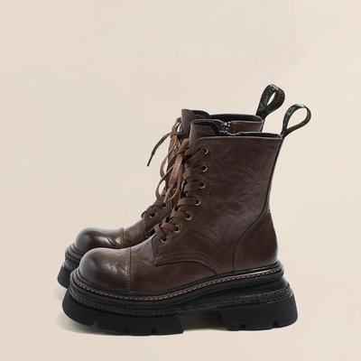 Women's Shoes Height-increasing Thick-soled Boots New Stylish Short Boots for Women