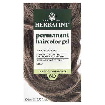 Permanentní barevný gel, 6D, Tmavá zlatá blond, 170 ml(5.75Fl Oz)