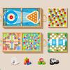 Board Games Desktop Battle Toys 7-in-1 Wooden Educational Tabletop Game for Teachers Caregivers Kindergarten Classroom