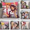 Anime M-Maid Sama Pillow Case Short Plush Double-sided Print Square Throw Pillow Covers Sofa Home Cushion Decor