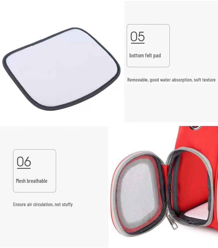 Przenośny Przezroczysty Plecak dla Kota - Oddychająca Kapsuła Kosmiczna dla Zwierząt w Podróży