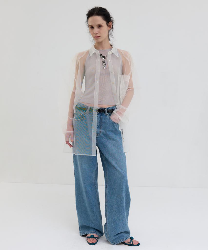 Obeodyupeulleeo Oversized Denim Pants_Blue
