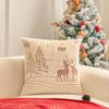 Modern Simple Christmas Embroidered Pillow Cover for Living Room Sofa