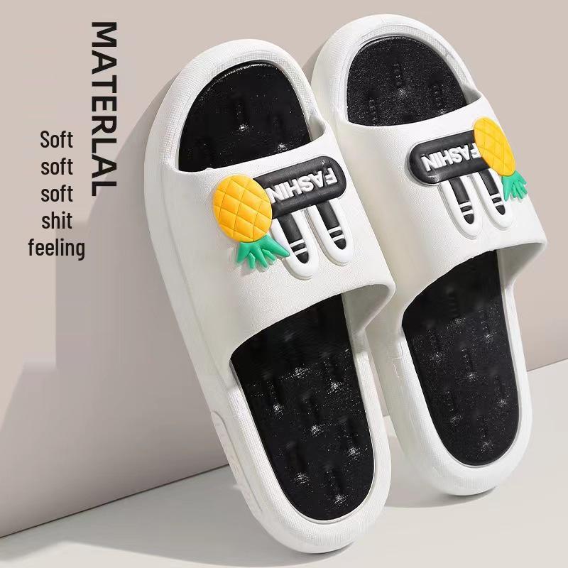 Summer Women's Cute Cartoon Non-Slip Thick-Soled Indoor Slippers