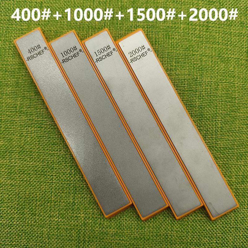 New Orange Base Diamond Whetstone for Knife Sharpener Sharpening Stone Diamond Whetstone Honing Stones Oil Stone SET