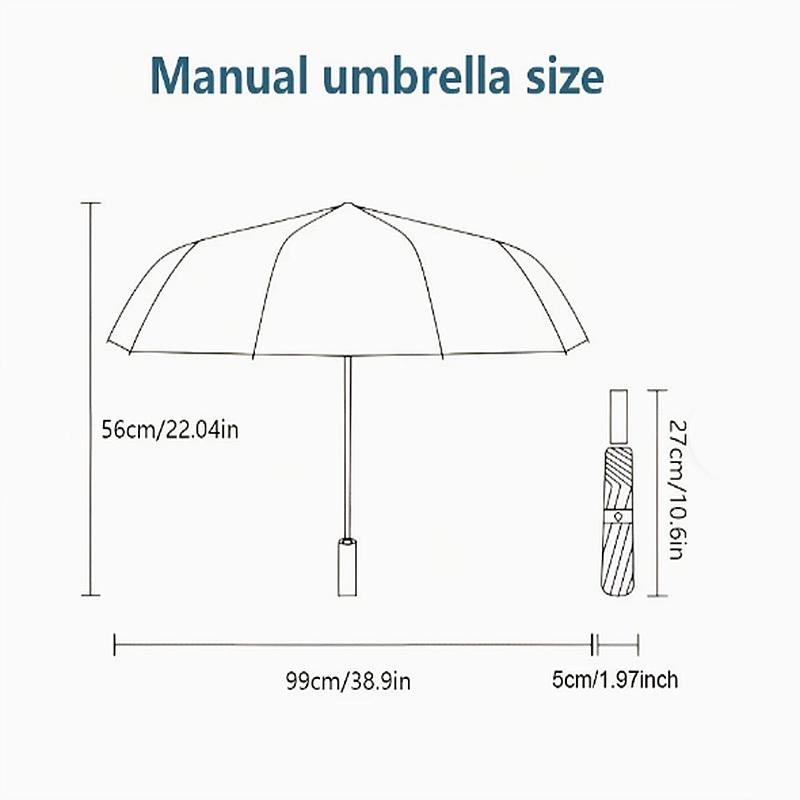 Puerto Rican Princess Umbrella Portable Folding Umbrella Durable Iron Frame,8 Ribs Structure Suitable for All Seasons Home Travel Outdoor Mu