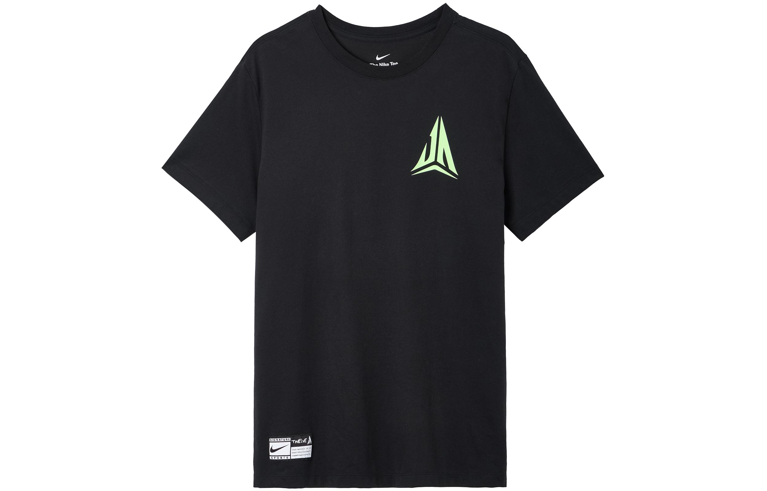 

Nike T Shirts Men s Black Crew Neck Moderate Straight Fit FQ4911-010 S