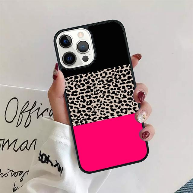 Tiger leopard print Soft Coque Shell For iPhone 17 Air 15 16 14 13 12 Pro Max 11 Pro Max Plus Phone Case Cover