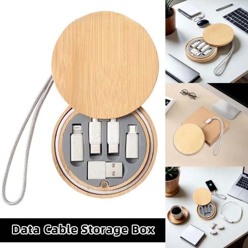 Travel Case Six-in-One Charging Cable 60W Power USB Adapter Kit Type-C Cable Multi Device Charging