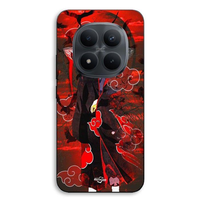 Coque de téléphone - MANIACASE - Xiaomi Redmi Note 15 Pro Plus 5G - Silicone TPU - Itachi Uchiha (Demon Slayer) - Front rouge
