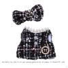 2 Stück Puppenkleid und Schleifen-Haarspange Miniaturkleidung Handgefertigte Kleidung für 15-17 cm