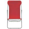 Beach Chair - vidaXL - Foldable - Steel - Oxford Fabric - 2 Pcs