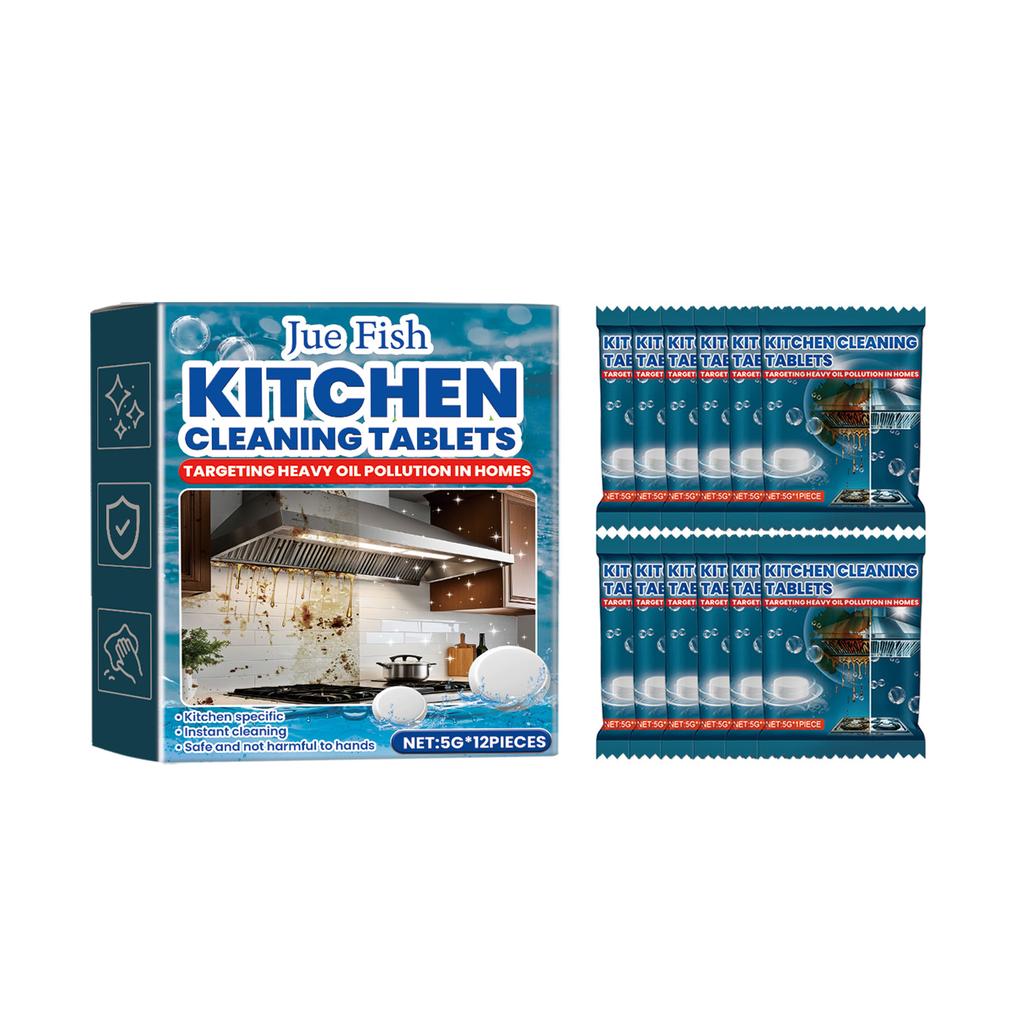 Household Decontamination And Oil Removal Effervescent Tablets, Multifunctional Cleaning Tool For Dish Cleaning