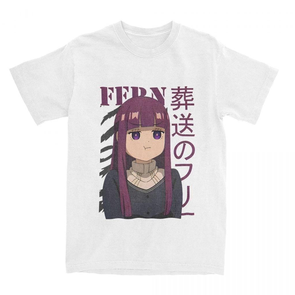 Pánske Dámske Tričko Frieren At The Funeral Anime Tričká Trendy Cool Postavy Fern Letné Tričko Úžasné Bavlnené Oblečenie