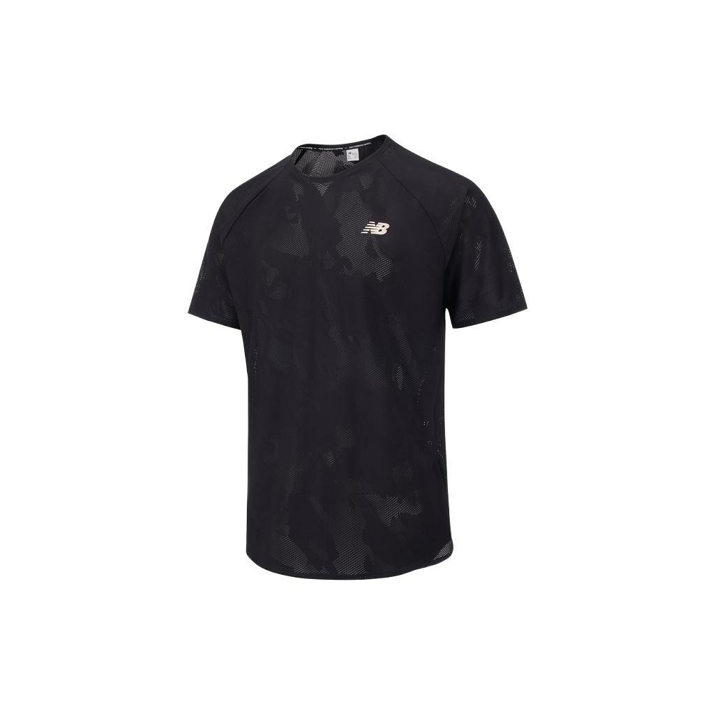 New Balance Q Speed Jacquard T-Shirt Asia Sizing Black Men s MT33281-BK M