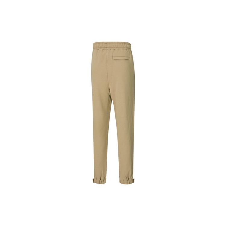 Puma X Maison Kitsune Casual Pants Unisex Light Khaki Moderate Straight Fit Pants 532326-96