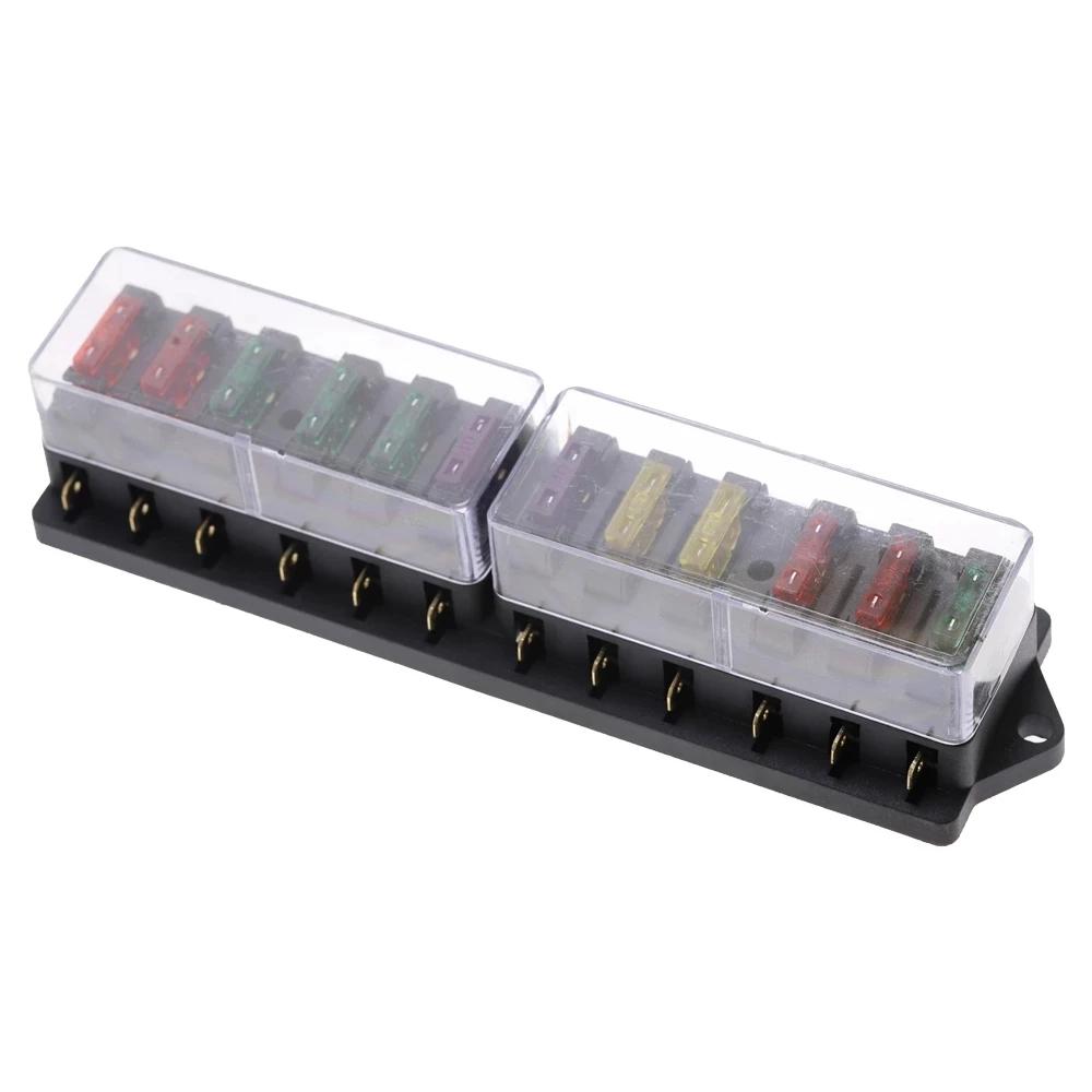 12V Universele Zekeringkast 20A Met LED Indicatie - Auto En Motor Zekeringhouder