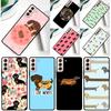 Sausage Dog Love Case For Samsung Galaxy S23 S22 Ultra S21 S20 FE Note 10 20 Ultra S8 S9 S10 Plus Cover