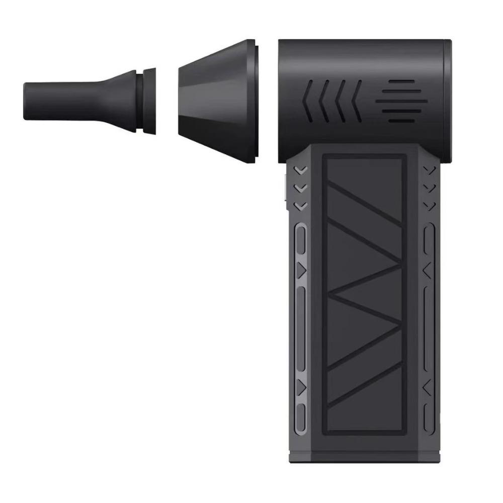 3 Gear Turbo Portable Power Fan Rechargeable Handheld Dust Blower  Industrial Dust Blowing чёрный