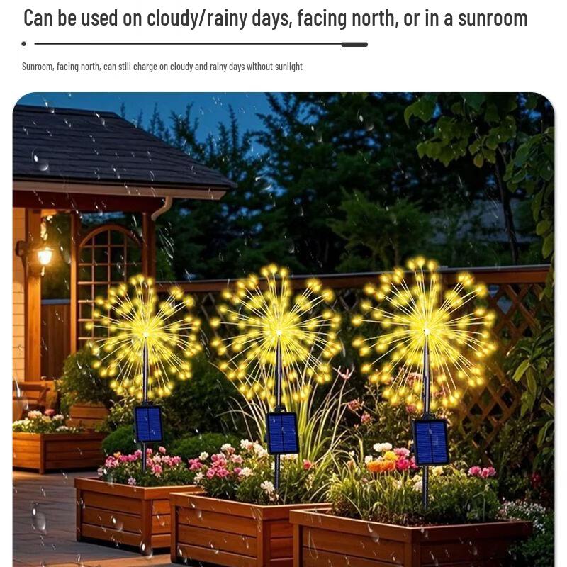 Solar Powered Starburst Garden Lights