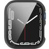 2in1 Case + Tempered Glass for Apple Watch 7/8/9 45MM, Black